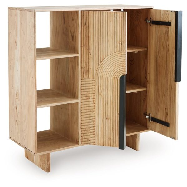 Kierwell - Natural - Accent Cabinet Online now