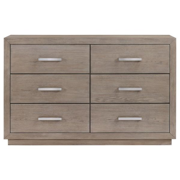 Kenora - 6-Drawer Dresser - Barley Brown Online