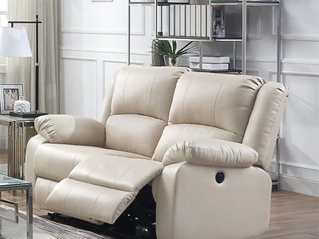 Zuriel - Power Motion Loveseat With USB - Beige Online