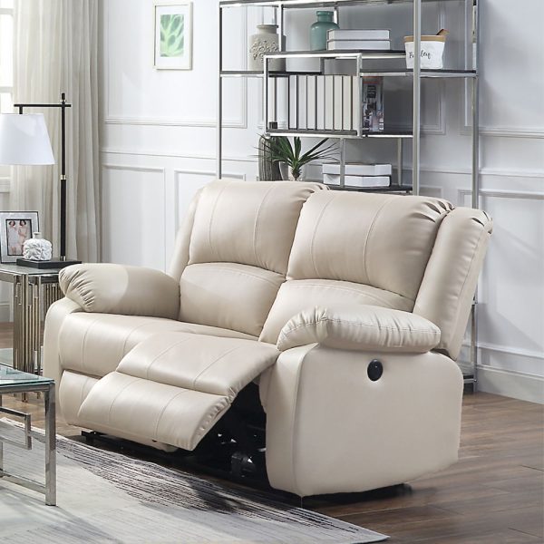 Zuriel - Power Motion Loveseat With USB - Beige Online