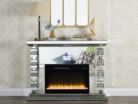 Noralie - Fireplace - Mirrored - 36  Supply