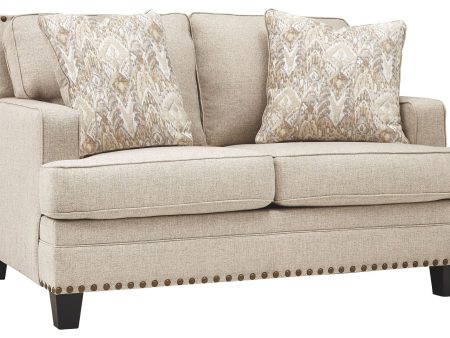 Claredon - Linen - Loveseat Fashion