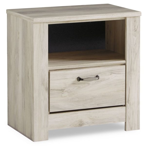 Bellaby - Whitewash - One Drawer Night Stand Fashion