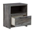 Baystorm - Gray - One Drawer Night Stand Online Sale