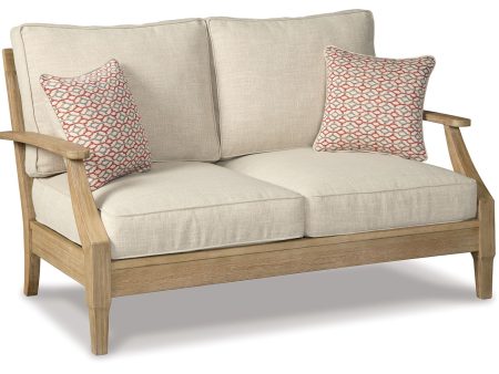 Clare - Beige - Loveseat w Cushion Discount