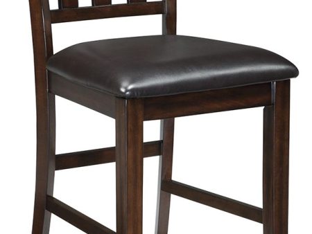 Haddigan - Dark Brown - Upholstered Barstool (Set of 2) Fashion