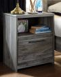 Baystorm - Gray - One Drawer Night Stand Online Sale