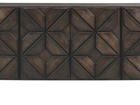 Chasinfield - Dark Brown - Extra Large TV Stand For Cheap