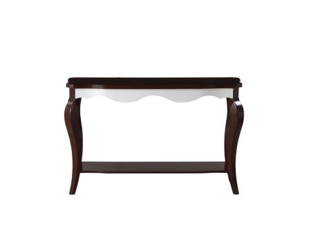 Mathias - Accent Table - Walnut & White Online Hot Sale