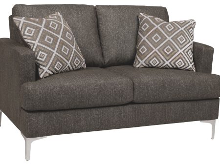 Arcola - Brown Dark - RTA Loveseat on Sale