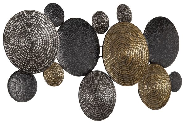 Emsley - Metallic   Black   Gray - Wall Decor Cheap