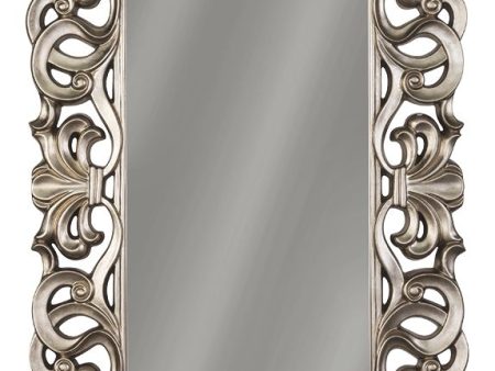 Lucia - Antique Silver Finish - Floor Mirror Online Sale