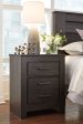 Brinxton - Charcoal - Two Drawer Night Stand Cheap