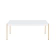 Otrac - Coffee Table - White & Gold Finish Fashion