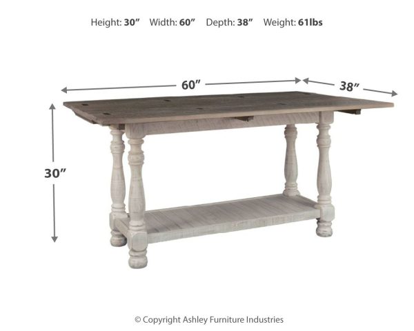 Havalance - Gray   White - Flip Top Sofa Table Online Hot Sale