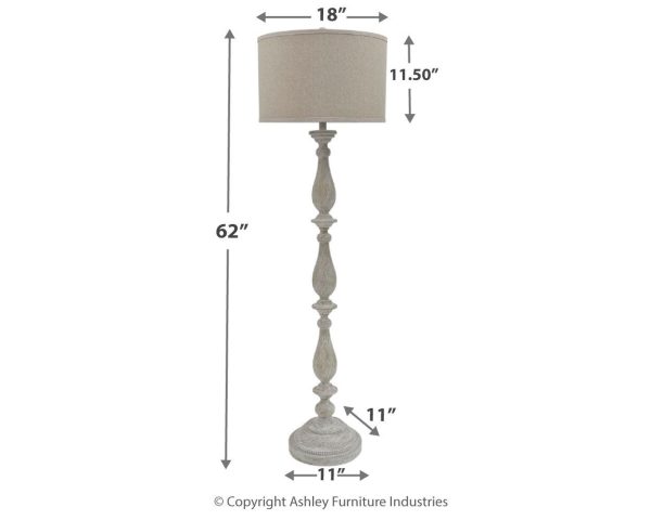 Bernadate - Whitewash - Poly Floor Lamp Online Hot Sale