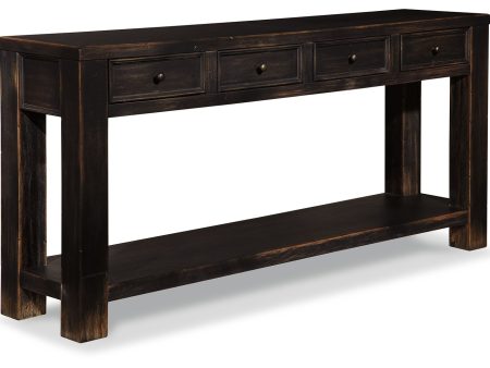 Gavelston - Black - Sofa Table Online Hot Sale