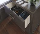 Caitbrook - Gray - Two Drawer Night Stand For Sale