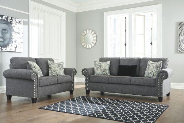 Agleno - Charcoal - Sofa Online Hot Sale