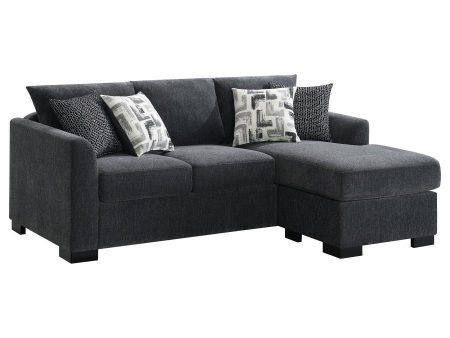 Storey - Upholstered Sleeper Sectional Chaise Sofa Fashion