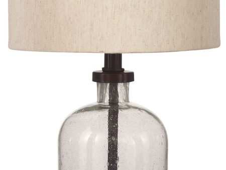 Bandile - Clear   Bronze Finish - Glass Table Lamp Sale