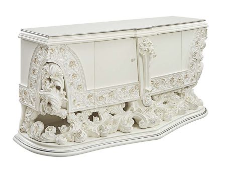 Adara - Server - Antique White Finish Cheap