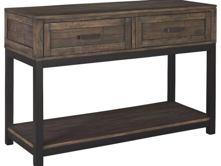 Johurst - Grayish Brown - Sofa Table Online now