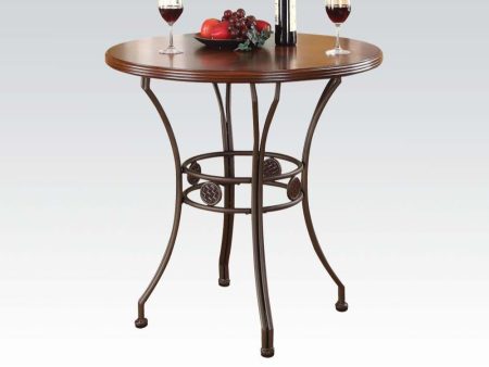 Tavio - Bar Table - Walnut & Dark Bronze Online now