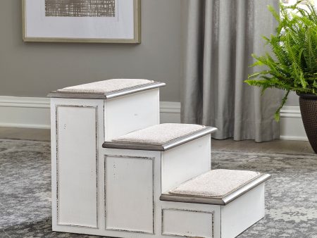 Magnolia Manor - Pet Steps - White Online Hot Sale