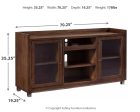 Starmore - Brown - XL TV Stand w Fireplace Option Online now