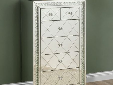 Nysa - Cabinet - Mirrored & Faux Crystals Inlay Online now