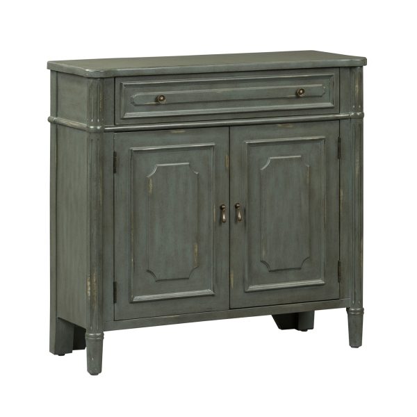 Madison Park - 1 Drawer 2 Door Accent Cabinet - Dark Gray Supply