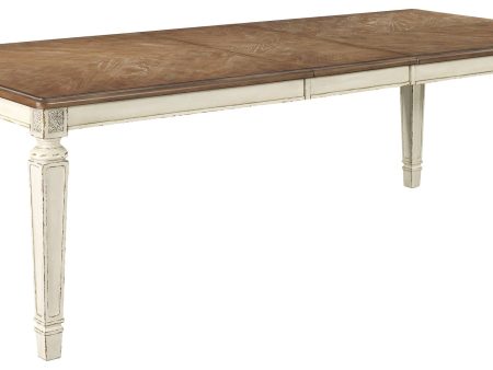 Realyn - Chipped White - Rectangular Dining Room Extension Table Online Sale