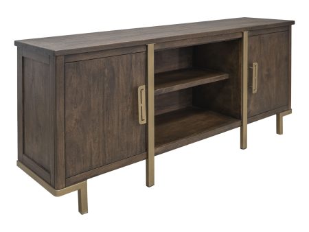 Onix - 2 Door TV Stand - Mahogany Brown Supply