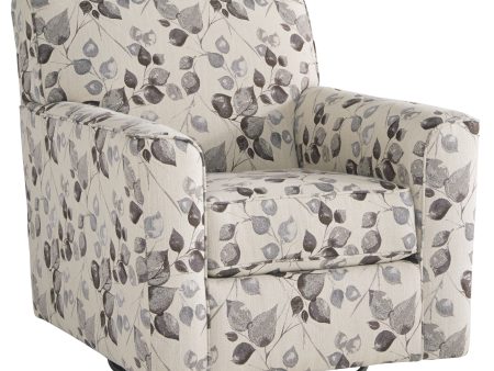 Abney - Platinum - Swivel Accent Chair Cheap