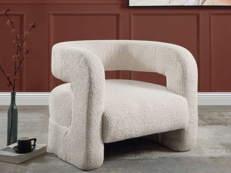 Yitua - Accent Chair - White Teddy Sherpa Online