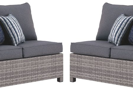 Salem - Gray - Raf   Laf Loveseat W Cush (Set of 2) on Sale