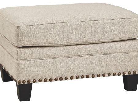 Claredon - Linen - Ottoman Online Hot Sale