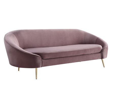 Abey - Sofa - Pink Velvet Online