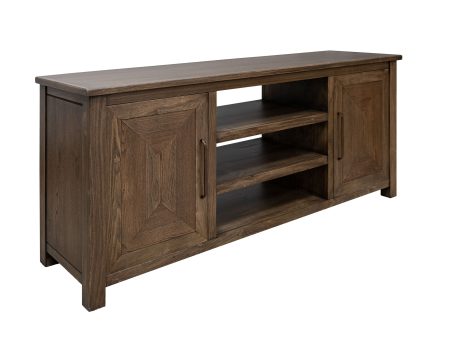 Novus lodge - 2 Doors TV Stand - Walnut Brown Discount