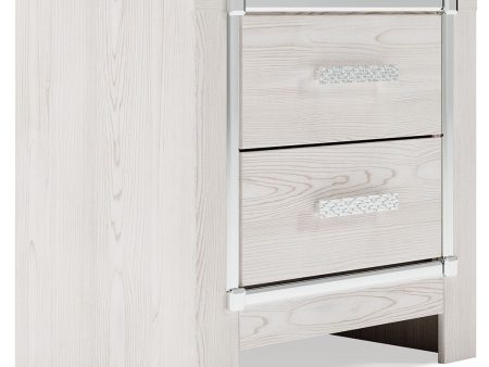 Altyra - White - Two Drawer Night Stand Online Sale