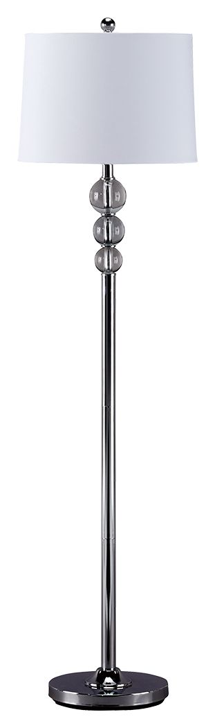 Joaquin - Clear   Chrome Finish - Crystal Floor Lamp For Discount