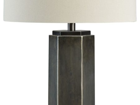 Dirkton - Antique Pewter Finish - Metal Table Lamp Discount