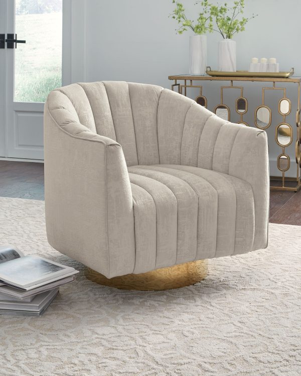 Penzlin - Pearl - Swivel Accent Chair Discount