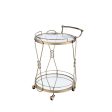 Zekera - Serving Cart - Champagne Discount