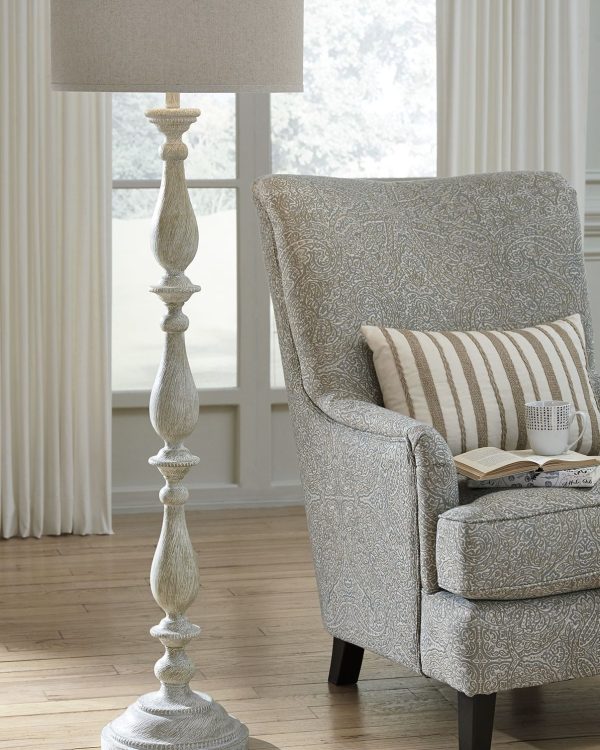 Bernadate - Whitewash - Poly Floor Lamp Online Hot Sale