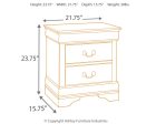 Alisdair - Reddish Brown - Two Drawer Night Stand Hot on Sale