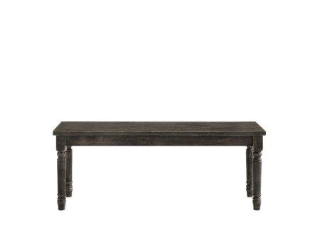 Claudia II - Bench - Weathered Gray Hot on Sale