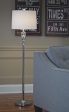 Joaquin - Clear   Chrome Finish - Crystal Floor Lamp For Discount