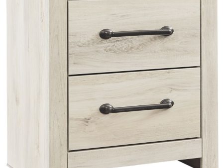 Cambeck - Whitewash - Two Drawer Night Stand Hot on Sale